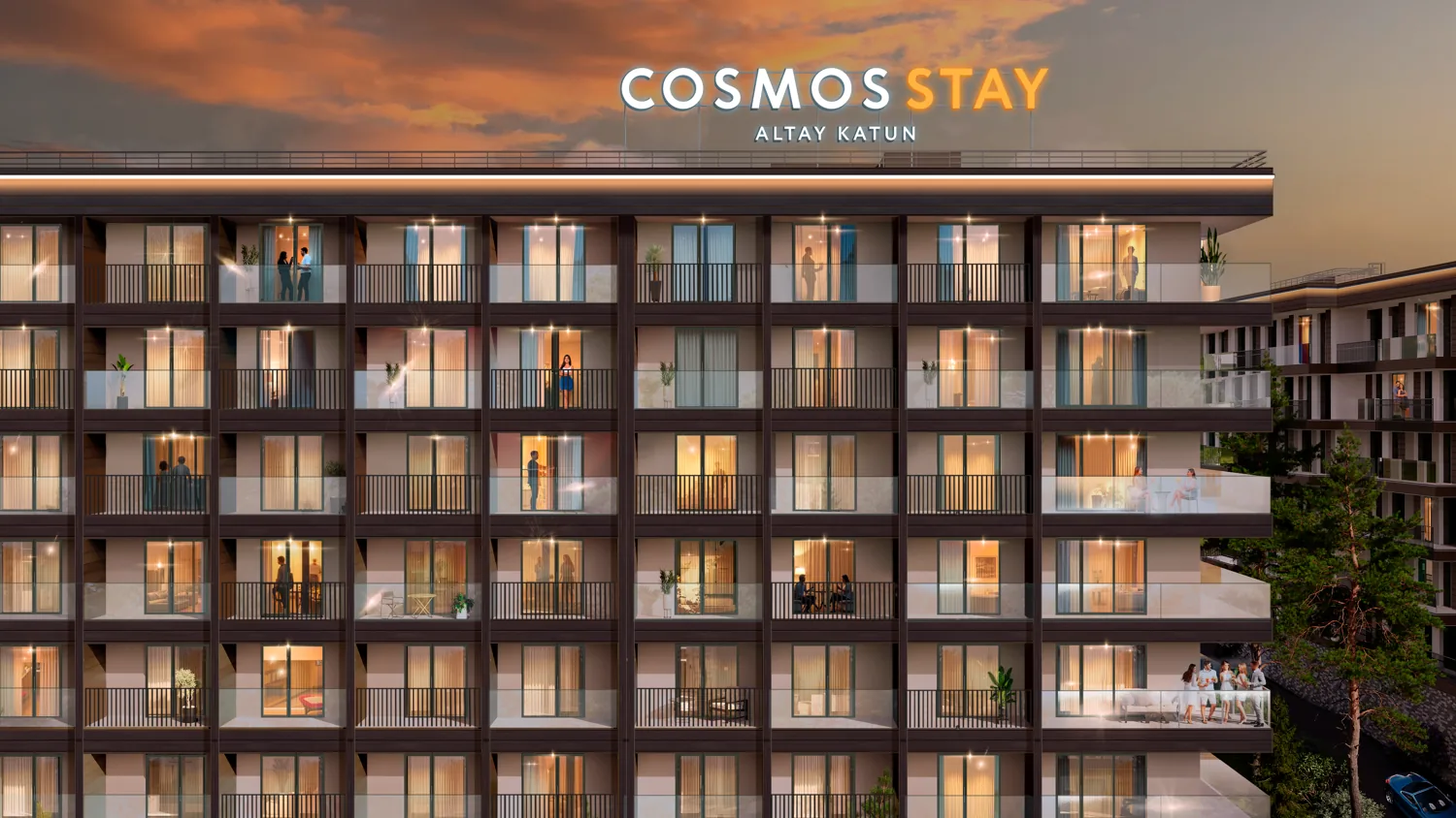 Фасад Cosmos Stay