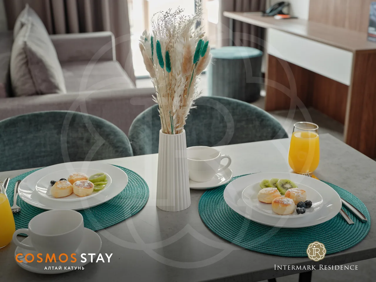 Завтрак в апартаменте Cosmos Stay